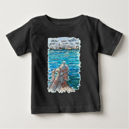 Camiseta Para Bebê Serene Waterscape em San Juan de Ulua, Veracruz