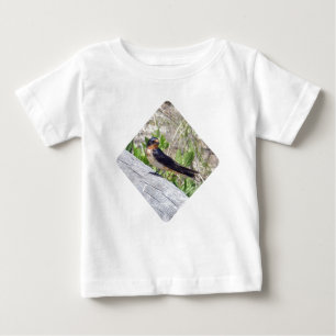 Camiseta Para Bebê Série Barn Swallow