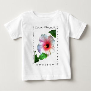 Camiseta Para Bebê Série MUSEUM Artist de jGibney Hibiscus1