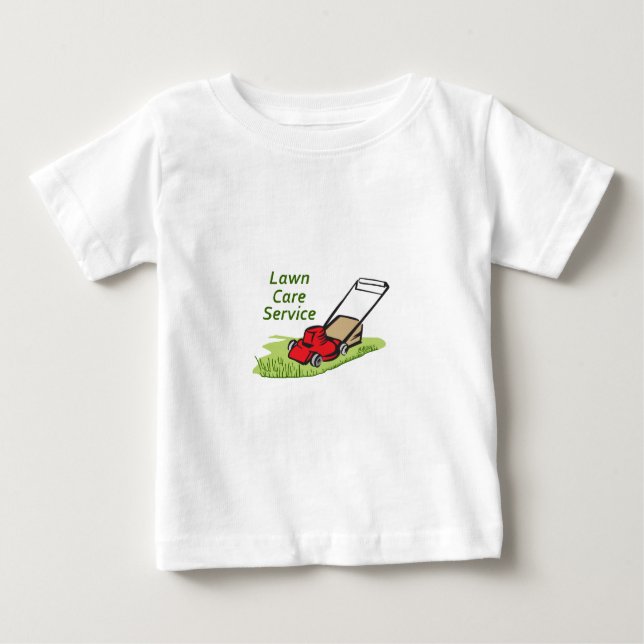 CAMISETA PARA BEBÊ SERVIÇO DE CUIDADOS DE CASCA (Frente)