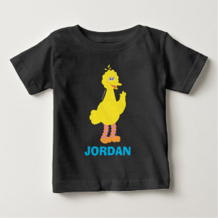 Camiseta Para Bebê Sesame Street Big Bird Personalizado