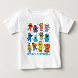 Camiseta Para Bebê Sesame Street Character