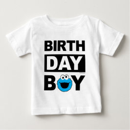 Camiseta Para Bebê Sesame Street | Cookie Monster - Menino de Anivers