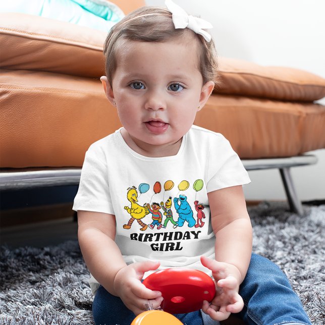 Camiseta Para Bebê Sésamo Street Pals | Balões de Partes (Baby wearing shirt)