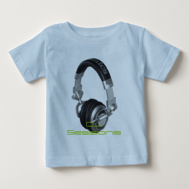 Camiseta Para Bebê Sessões do DJ (Frente)