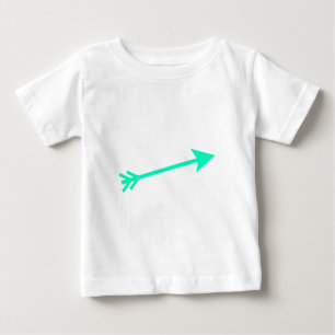 Camiseta Para Bebê Seta Ciano 15° O MUSEUM Zazzle Oferece