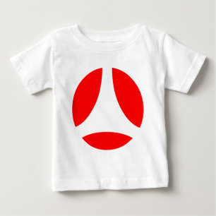 Camiseta Para Bebê Seta de Bola de Curva