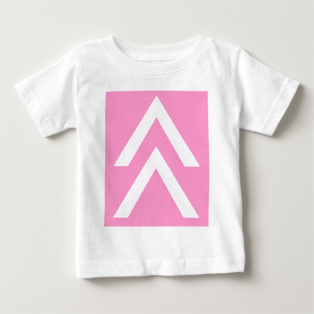Camiseta Para Bebê Seta Dupla (Frente)