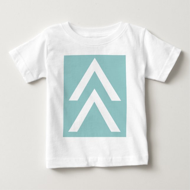 Camiseta Para Bebê Seta Dupla (Frente)