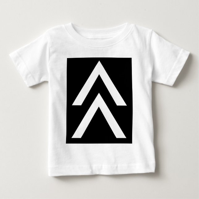 Camiseta Para Bebê Seta Dupla (Frente)
