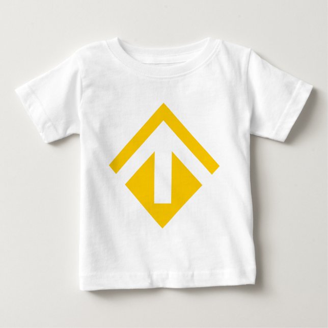 Camiseta Para Bebê Seta Geométrica 03 (Frente)