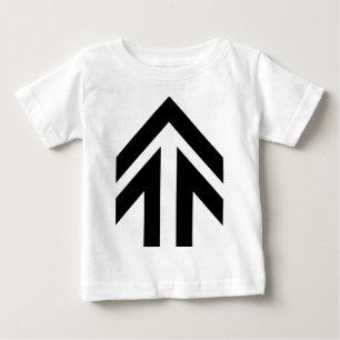 Camiseta Para Bebê Seta oca