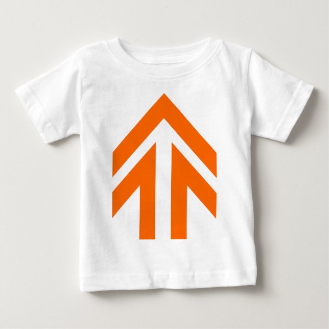 Camiseta Para Bebê Seta oca (Frente)