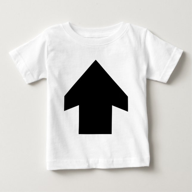 Camiseta Para Bebê Seta Simples 01 (Frente)