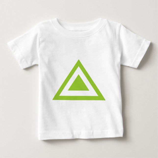 Camiseta Para Bebê Seta Triangular 01 (Frente)