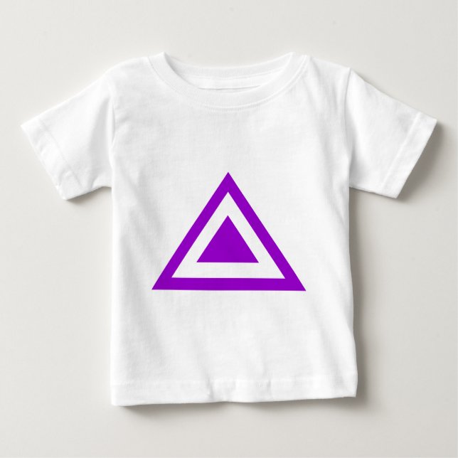 Camiseta Para Bebê Seta Triangular 01 (Frente)