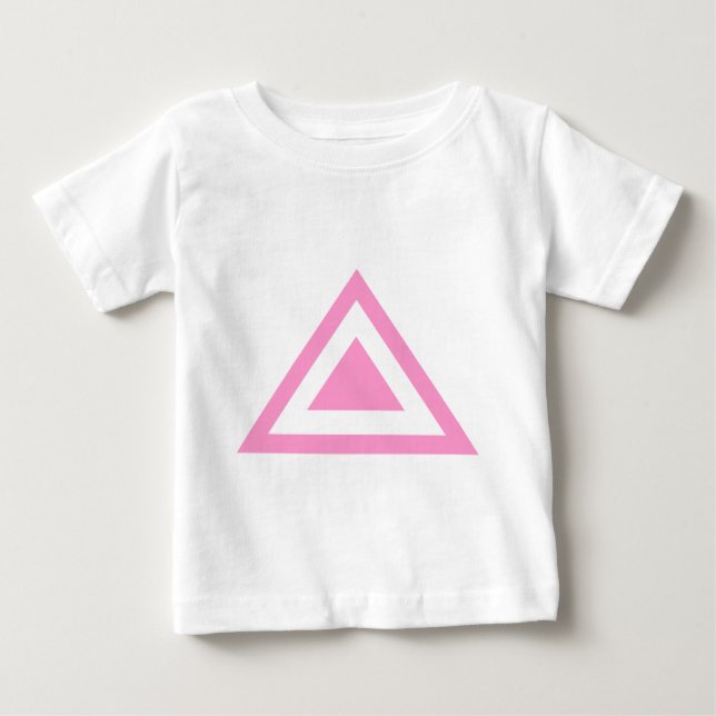 Camiseta Para Bebê Seta Triangular 01 (Frente)