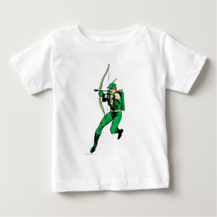 Camiseta Para Bebê Seta Verde Saindo