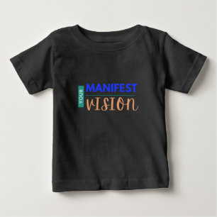 Camiseta Para Bebê Seu Manifesto Vision Baby