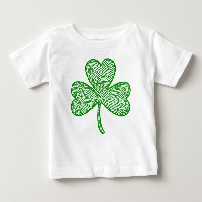 Camiseta Para Bebê Shamrock (Frente)