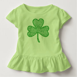 Camiseta Para Bebê Shamrock