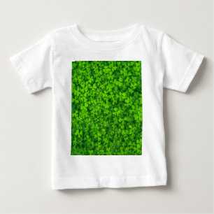 Camiseta Para Bebê Shamrock Clovers Green Irish Símbolo Irlanda