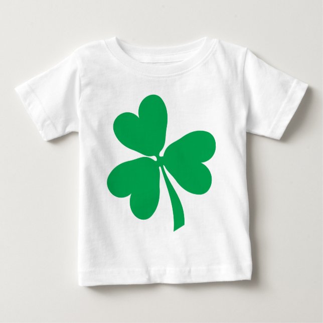 Camiseta Para Bebê Shamrock/ Irlanda (Frente)