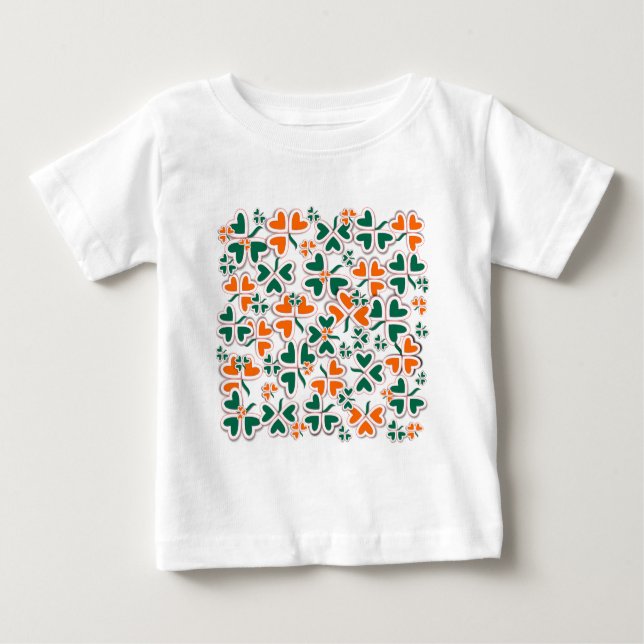 Camiseta Para Bebê Shamrock & Mais (Frente)