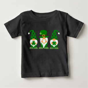 Camiseta Para Bebê Shamrocks - Um Toque de Sorte Irlandesa 🍀