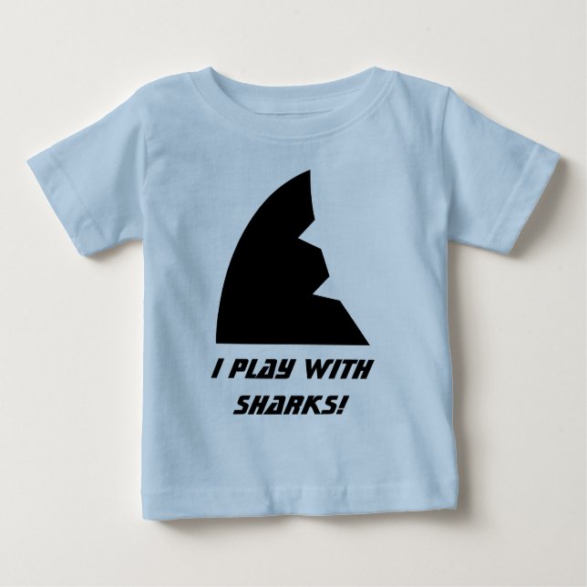 Camiseta Para Bebê Shark Meeple bebé shirt (Frente)
