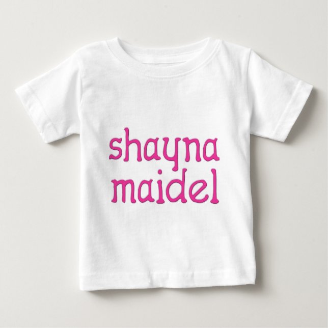 Camiseta Para Bebê Shayna Maidel (Frente)