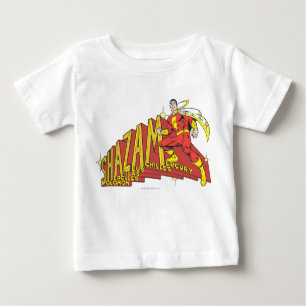 Camiseta Para Bebê Shazam Acronym