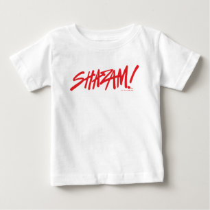 Camiseta Para Bebê SHAZAM! Fury of the Gods Logotipo vermelho