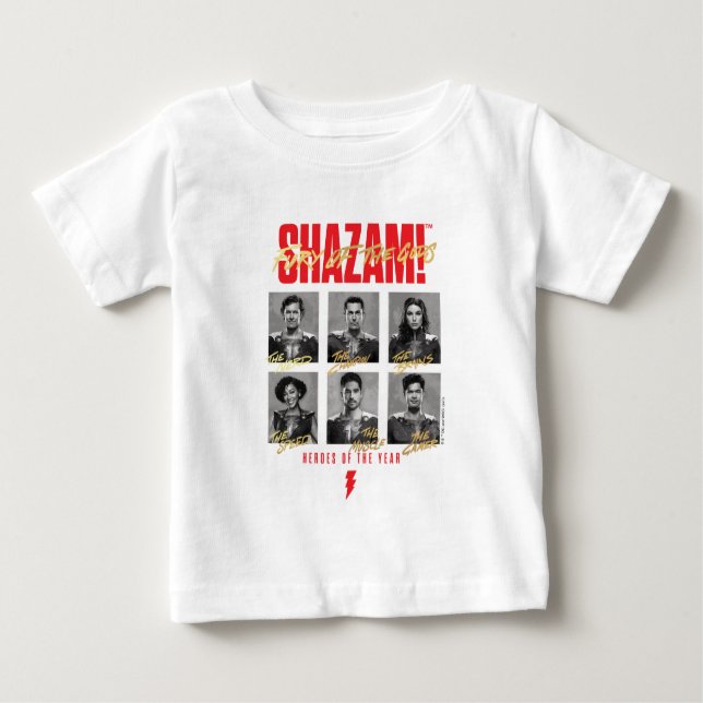 Camiseta Para Bebê SHAZAM! Fury of the Gods | SHAZAMily Yearbook (Frente)