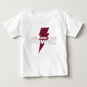 Camiseta Para Bebê SHAZAM! Fury of the Gods   Somos A Potência
