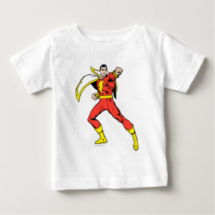 Camiseta Para Bebê Shazam Pronta para Lutar