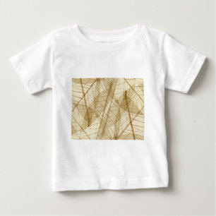 Camiseta Para Bebê Sheam Cream Beige Lace Folaves