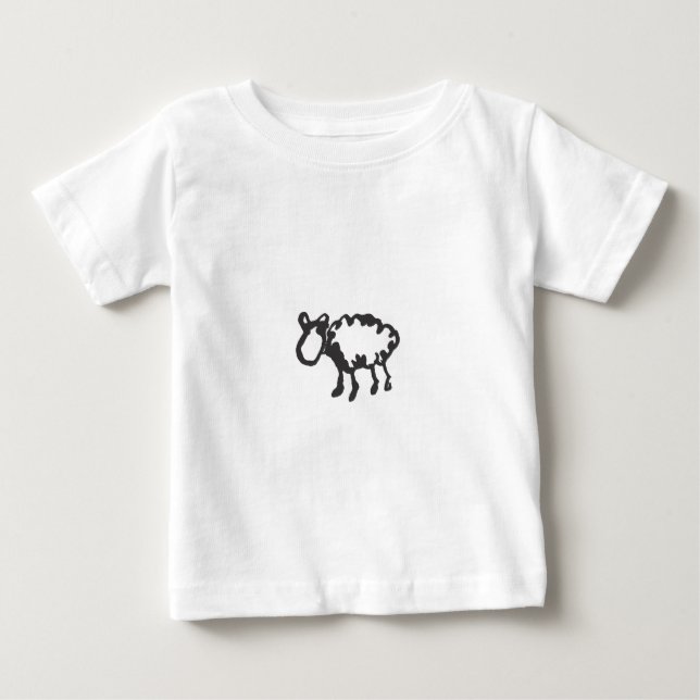 Camiseta Para Bebê Sheep (Frente)