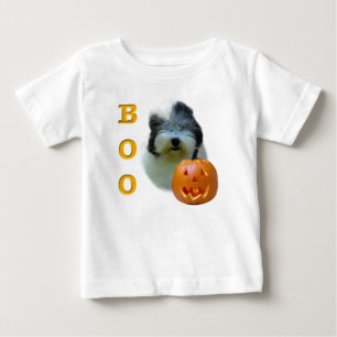 Camiseta Para Bebê Sheepdog Halloween Boo