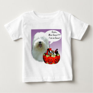 Camiseta Para Bebê Sheepdog Halloween Candy
