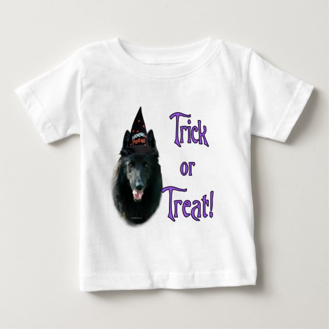 Camiseta Para Bebê Sheepdog Trick belga (Frente)