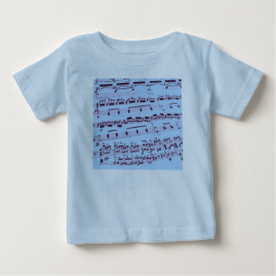 Camiseta Para Bebê Sheet Music/Glee Club
