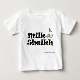 Camiseta Para Bebê Sheikh Tshirt do leite