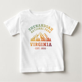 Camiseta Para Bebê Shenandoah National Park Virginia EUA