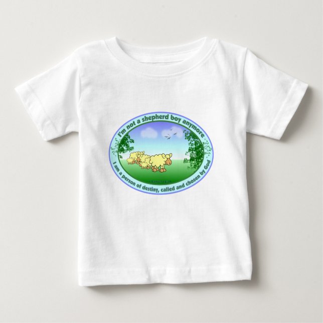 Camiseta Para Bebê Shepherd Boy (Frente)
