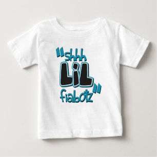 Camiseta Para Bebê Shhh LIL Fiabotz