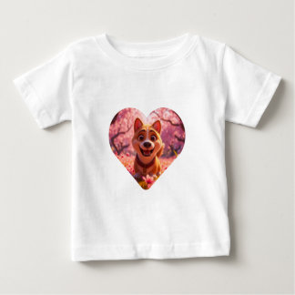 Camiseta Para Bebê Shiba Inu, incrivelmente fotogênica
