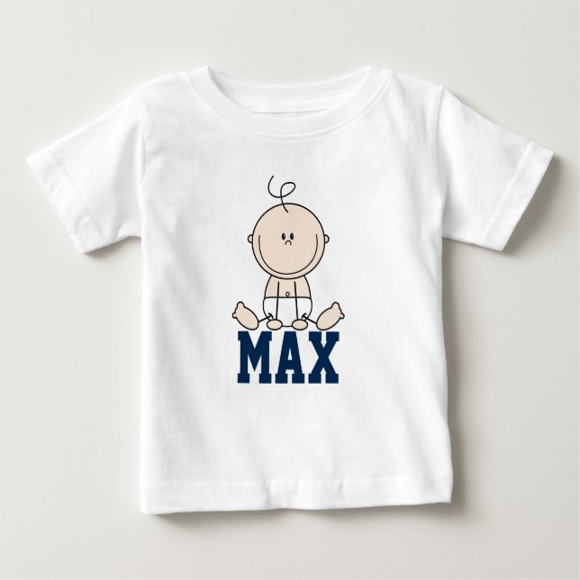 Camiseta Para Bebê Shirt baby - illustratie baby met naam (Frente)