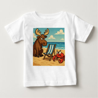 Camiseta Para Bebê Shoreline Showdown – Who Gets the Seat? Kids Tee