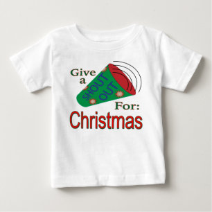 Camiseta Para Bebê Shout Out para o Natal
